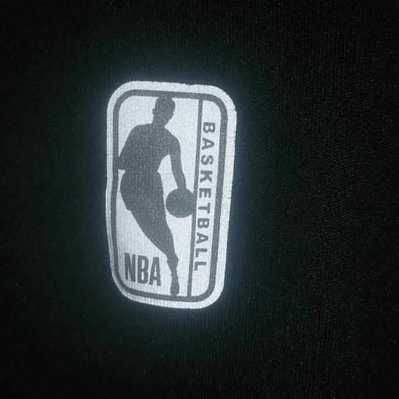 NBA Basketball M Red Black Practice Athletic Shirt - Picture 7 of 7